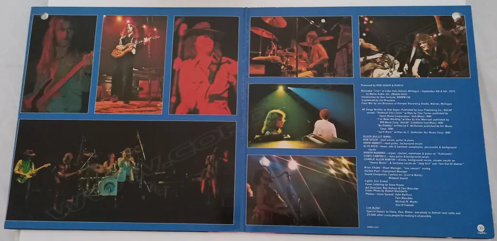 Bob Seger And The Silver Bullet Band, Live Bullet (Double album) Image 1++